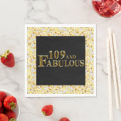 Serviette En Papier 109 Anniversaire (En situation)