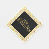 Serviette En Papier 109 Anniversaire (Coin)