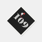 Serviette En Papier 109e anniversaire ballons de fête (Coin)