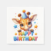 Serviette En Papier #10 Joyeux Anniversaire (Devant)