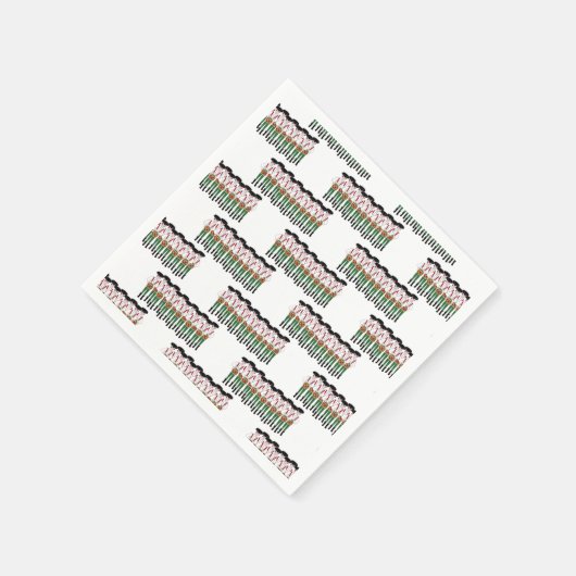 Serviette En Papier 12 Jours de Noël 12 Drummers (Coin)