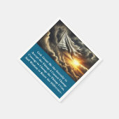 Serviette En Papier 12 Step Surrender Flag | Custom AA Prayer (Coin)