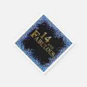 Serviette En Papier 14e anniversaire (Coin)