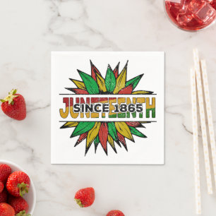 Serviette En Papier 1865 Emancipation Afrique