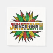 Serviette En Papier 1865 Emancipation Afrique (Devant)