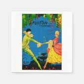 Serviette En Papier 1927 Le programme Fulton Theatre couvre l'art (Devant)