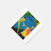 Serviette En Papier 1927 Le programme Fulton Theatre couvre l'art (Coin)