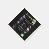 Serviette En Papier 1934 Anniversaire Trivia Napkins (Coin)