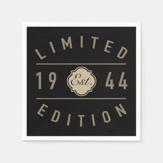 Serviette En Papier 1944 Limited Edition 80e anniversaire (Devant)