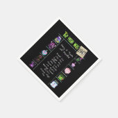Serviette En Papier 1947 Année de naissance serviettes trivia (Coin)