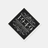 Serviette En Papier 1949 Edition Limitée Anniversaire (Coin)