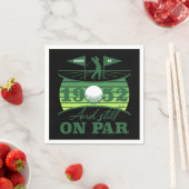 Serviette En Papier 1952 70e anniversaire de golf Lover (En situation)