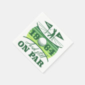 Serviette En Papier 1964 60e anniversaire Humour de golf (Coin)