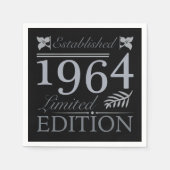 Serviette En Papier 1964 Edition Limitée 60 Ans (Devant)