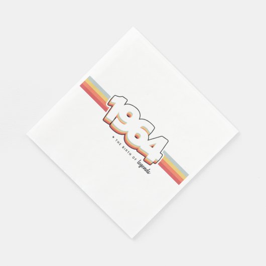 Serviette En Papier 1964 The birth of legends (Coin)