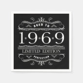 Serviette En Papier 1969 Edition Limitée Anniversaire (Devant)