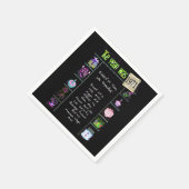 Serviette En Papier 1971 Année de naissance serviettes trivia (Coin)