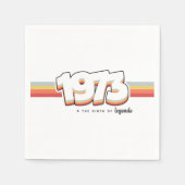 Serviette En Papier 1973 La naissance des légendes (Devant)