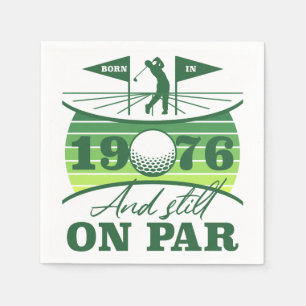 Serviette En Papier 1976 50e anniversaire amateurs de golf