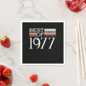 SERVIETTE EN PAPIER 1977 (En situation)
