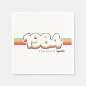 Serviette En Papier 1984 La naissance des légendes (Devant)