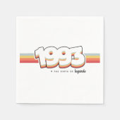 Serviette En Papier 1993 La naissance des légendes (Devant)