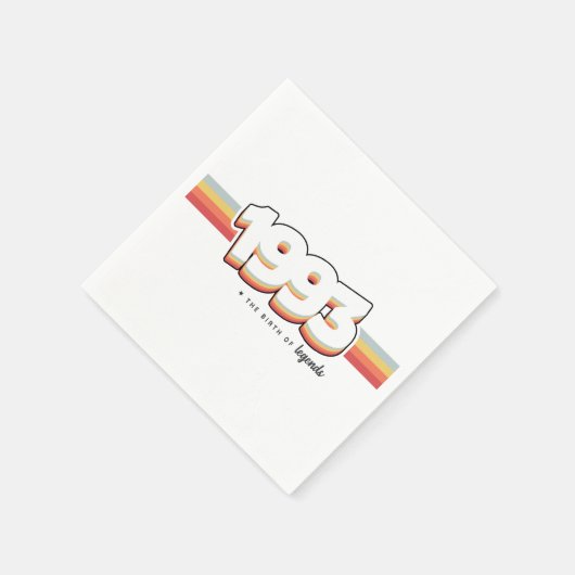 Serviette En Papier 1993 La naissance des légendes (Coin)