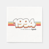 Serviette En Papier 1994 La naissance des légendes (Devant)