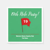 Serviette En Papier 19th Hole Pub Party Napkin (Devant)