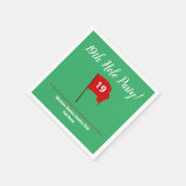 Serviette En Papier 19th Hole Pub Party Napkin (Coin)