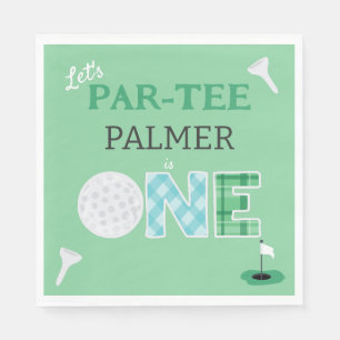 Serviette En Papier 1er Anniversaire Par-tee Golf Party