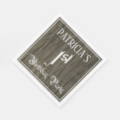 Serviette En Papier 1ère fête d'anniversaire — Script fantaisie, Faux (Coin)