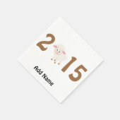 Serviette En Papier 2015 - Année de la conception ovine (Coin)