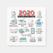 Serviette En Papier 2020 Activités de quarantaine Papier commémoratif (Devant)