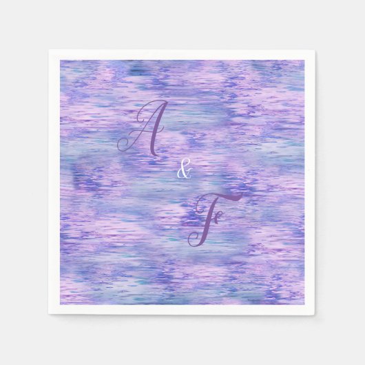 Serviette En Papier 2022 couleur de l'année de réflexion d'eau (Devant)