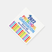 Serviette En Papier 2022 Graduation préscolaire Cute Crayon Custom Par (Coin)
