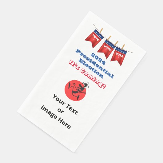 Serviette En Papier 2024 Présidential Election Running Man Edition (Coin)
