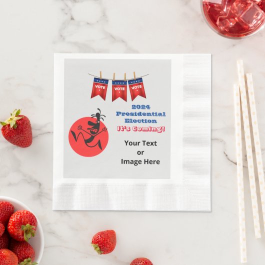 Serviette En Papier 2024 Présidential Election Running Man Edition (En situation)