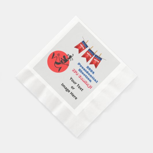 Serviette En Papier 2024 Présidential Election Running Man Edition (Coin)