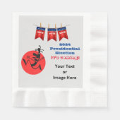 Serviette En Papier 2024 Présidential Election Running Man Edition (Devant)