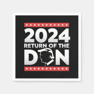 Serviette En Papier 2024 Retour du Don Trump 45 47 Président américain