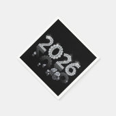 Serviette En Papier 2026 Brilliant Diamonds Luxury New Year (Coin)