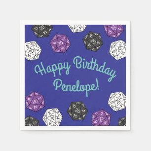 Serviette En Papier 20 disques latéraux Anniversaires de enfants des 