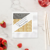 Serviette En Papier 21e anniversaire du Mariage (En situation)