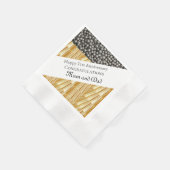 Serviette En Papier 21e anniversaire du Mariage (Coin)