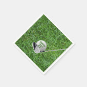 Serviette En Papier 21e anniversaire Golf Ball and Club (Coin)
