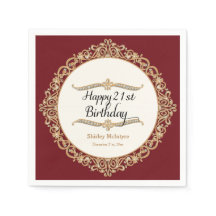 21e Joyeuse fête d'anniversaire Décor