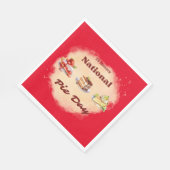 Serviette En Papier 23 janvier Journée nationale du gâteau (Coin)