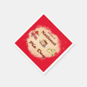 Serviette En Papier 23 janvier Journée nationale du gâteau (Coin)