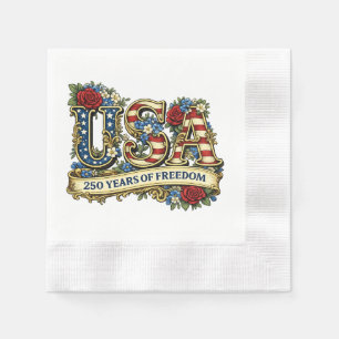Serviette En Papier 250e anniversaire des États-Unis d'Amérique